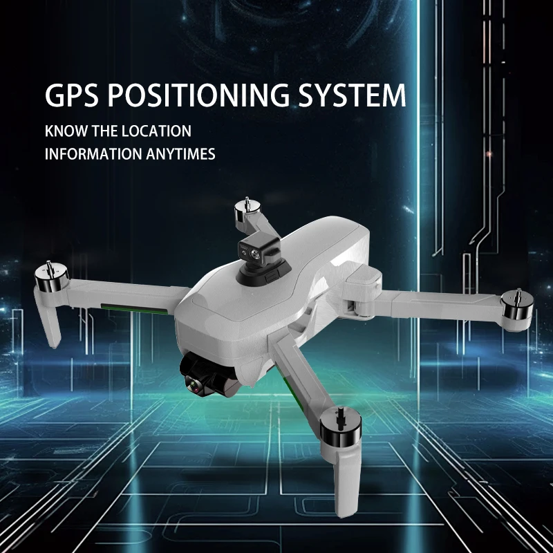 Новый светодиодный дисплей сенсорный экран пульт дистанционного управления GD98 с камерой 4K FHD 3-осевой карданный шарнир дальнего действия