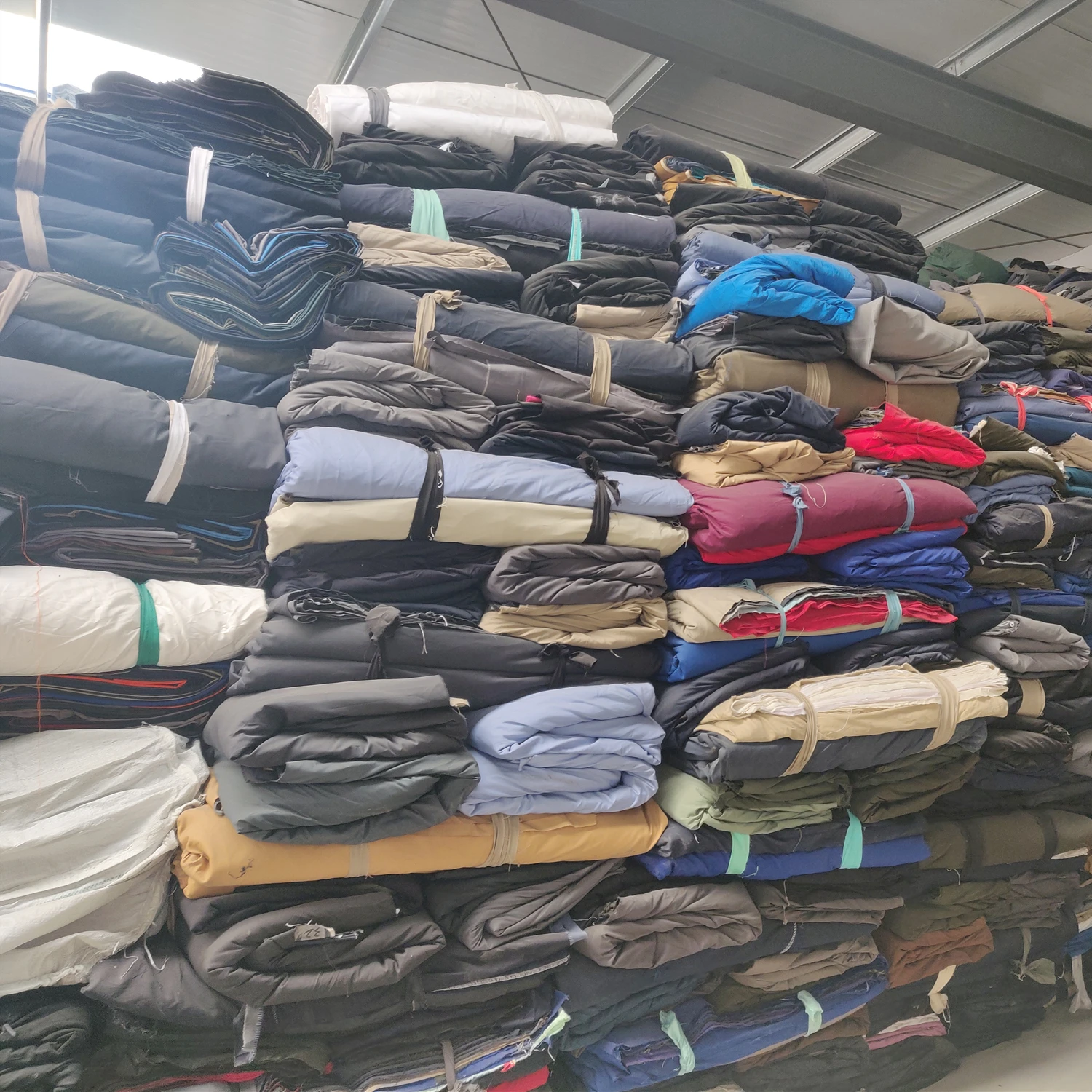 Cheap kg Price Cutting Piece Cotton Pants Fabrics for India Cotton Twill Cut Piece for Pants