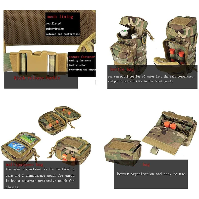 Adjustable Hiking Tactical Belt Duty High Density Material Mountaineering Utility Belt Tensile Strength Tactic Waist Belts