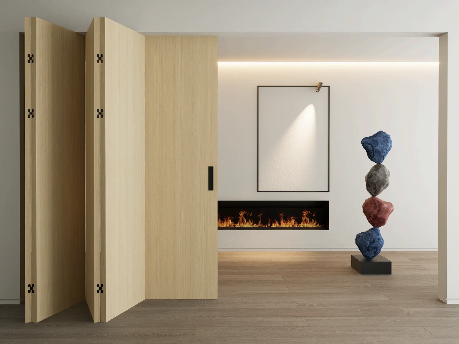 Italian Inspired Elegant Interior Wooden Doors Custom Wood Skin Veneer ...