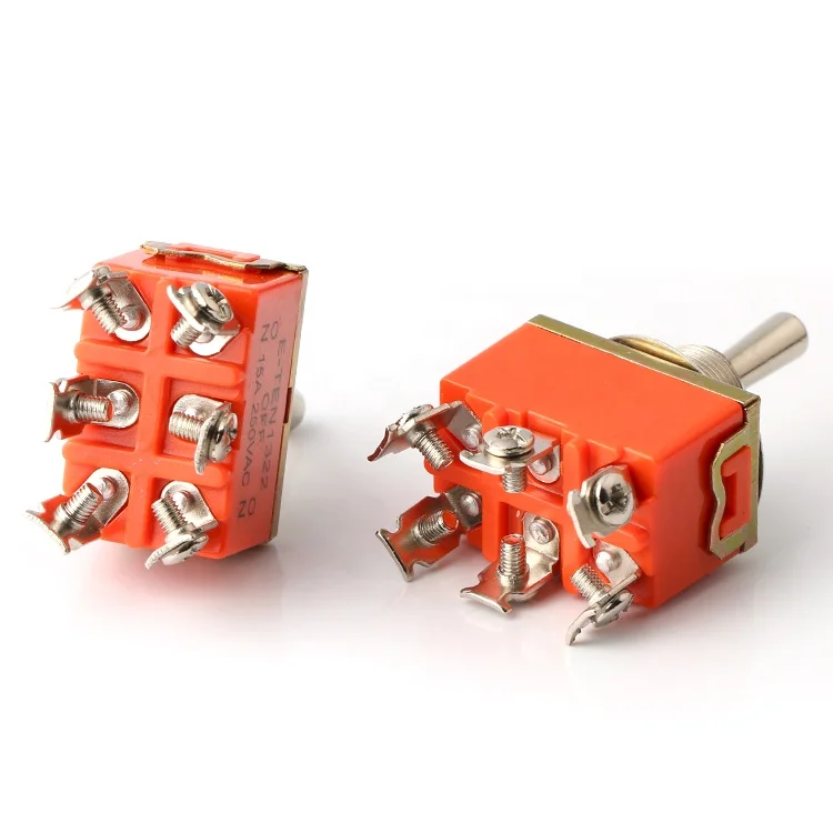 2 Way Toggle Switch Dpdt 15a 250v Ac 6 Pins 2 Position Onoffon Eten
