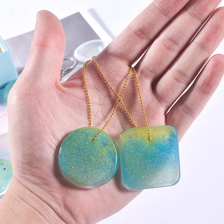 DIY Pendant Molds Heart-Shaped Silicone Molds for Crafts