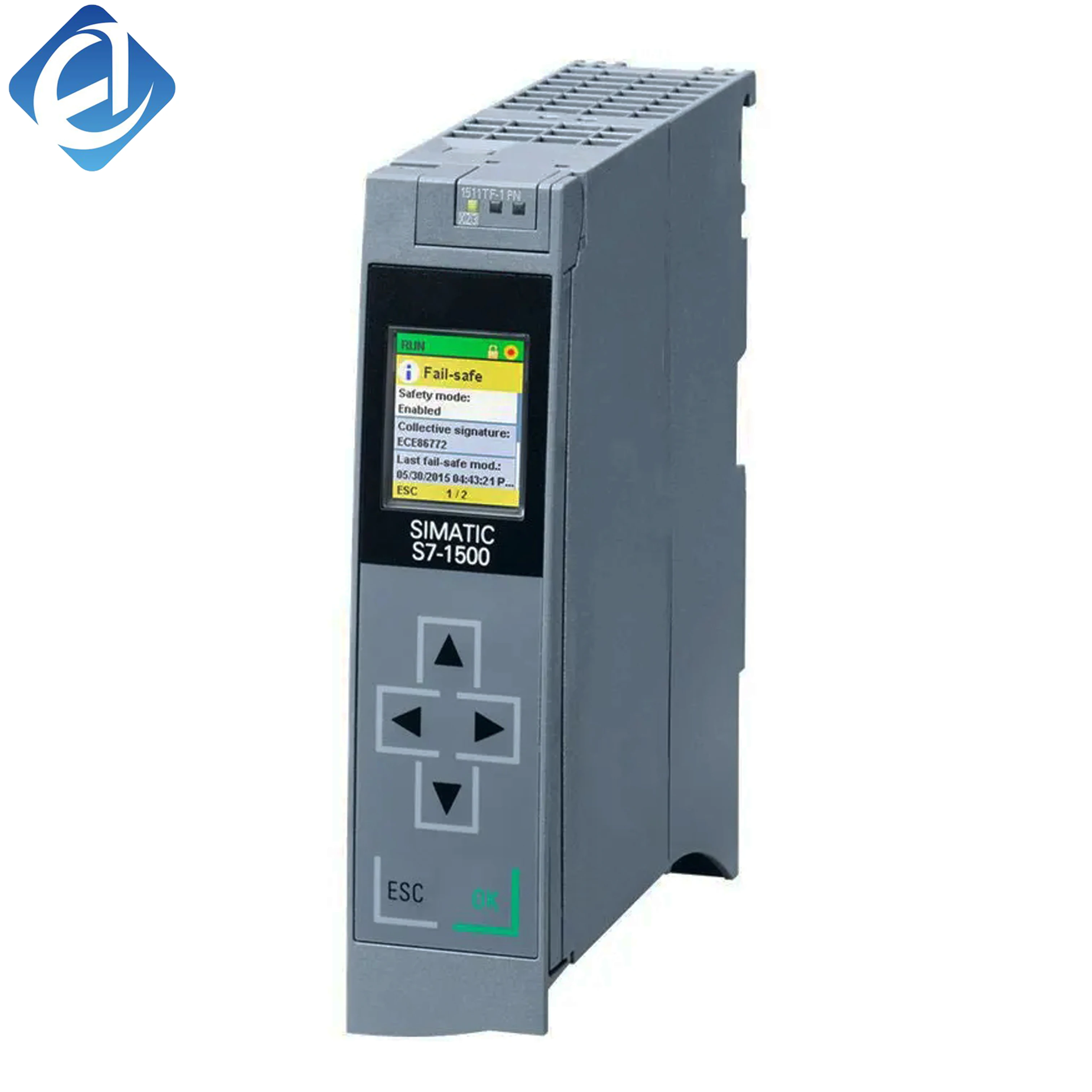 New Original 6ES7 511-1TK01-0AB0 6ES7511-1TK01-0AB0 SIMATIC S7-1500 CPU processor module. Features high processing speed, integrated PROFINET interface, strong expandability, comprehensive diagnostics,