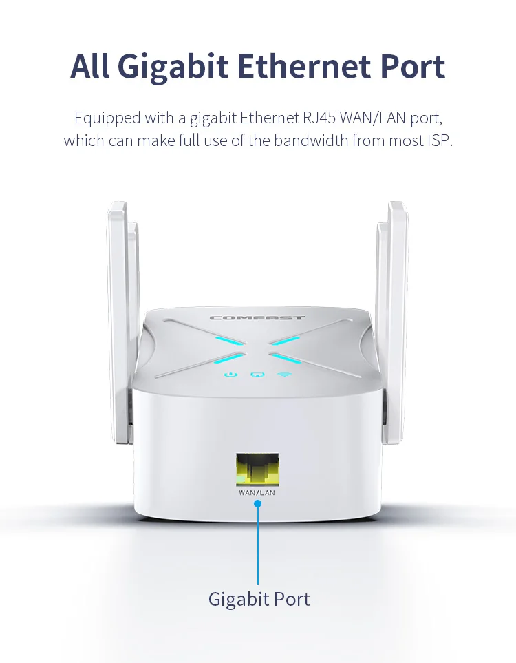 2022 Updated Comfast WiFi 6 Wireless Repeater CF-Xr182 Dual Band  2.4GHz&5.8GHz WiFi Range Signal Booster - China Wireless Repeater, WiFi  Range Booster
