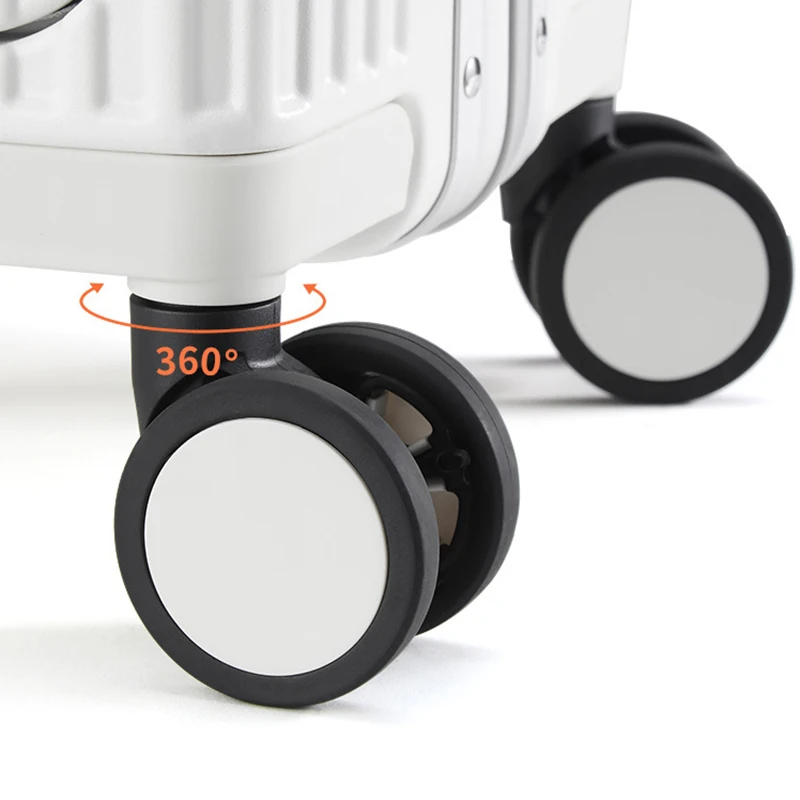 Custom Cabin Luggage Travel Luggage With Usb Charger And Cup Holder