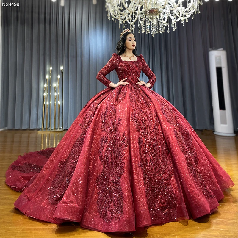 Jancember NS4499 Sparkly Red Sequence Long Sleeve Ball Gown Evening Party Dress for Women| Alibaba.com Jancember NS4499 Sparkly Red Sequence Long Sleeve Ball Gown Evening Party Dress for Women| Alibaba.com