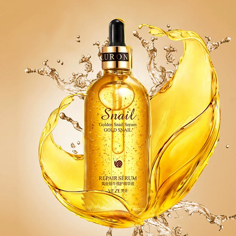 VEZE Snail Essence 24k Gold Facial Serum - Anti-aging
