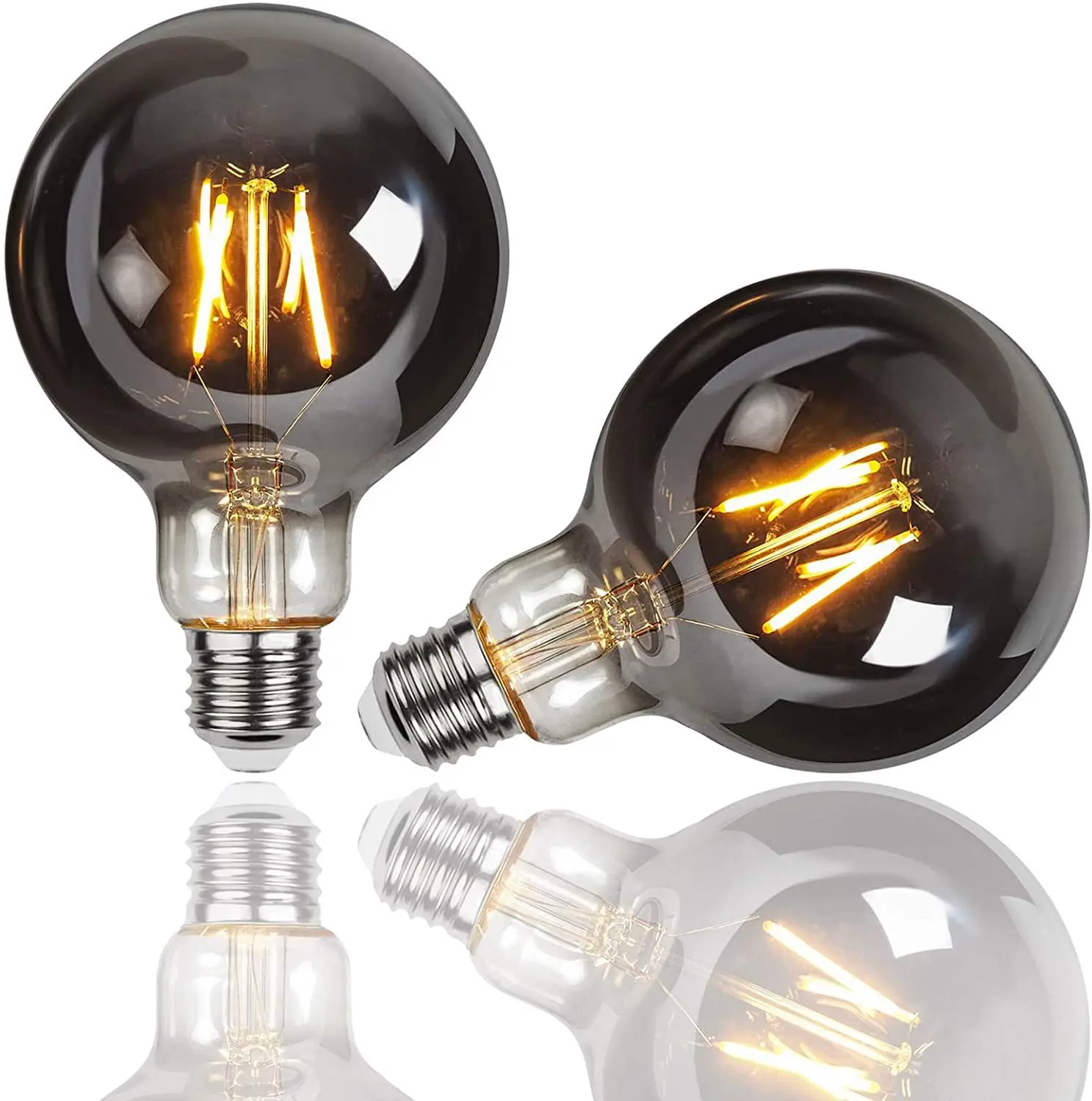 E27 E14 Retro Edison Filament Bulb Lamp 220v-240v Light Bulb C35 G45 A60 St64 G80 G95 G125 Glass Bulb Vintage Light - Buy Indoor Edison Filament G45 G14 2w Two