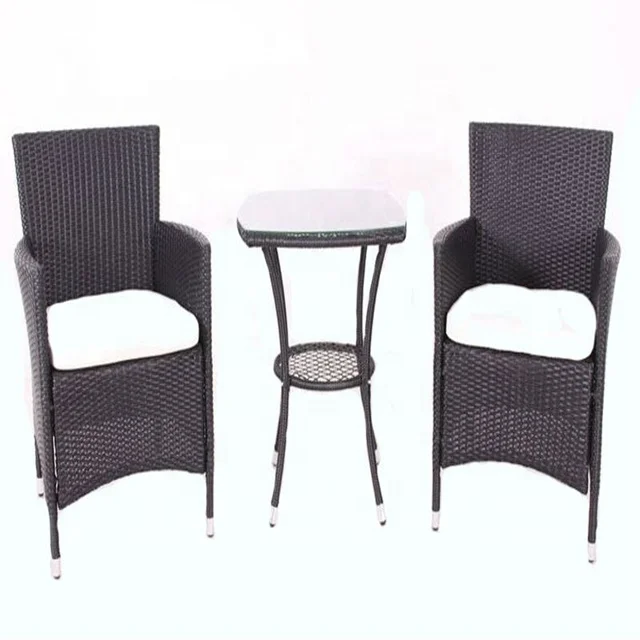 synthetic rattan bistro set