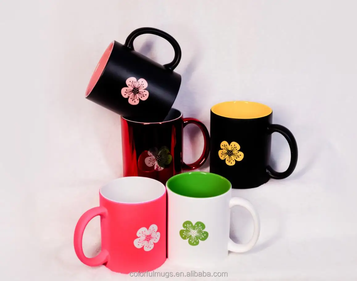 Etched Barrel Shaped Ceramic Mug 14oz,Sandblasted Ceramic Mugs,Inside