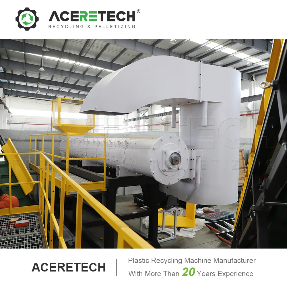 Automatic AWS-PET 1t/h Plastic PET Bottle to Bottle Food Grade Recycling Washing Line PET Recycling Machine