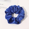 13-Scrunchie effetto seta - Blu reale