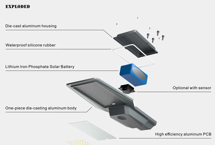 Remote Control Solar Led Light Outdoor 100W 200W 300W 400W Outdoor Waterproof Solar Street Lamp