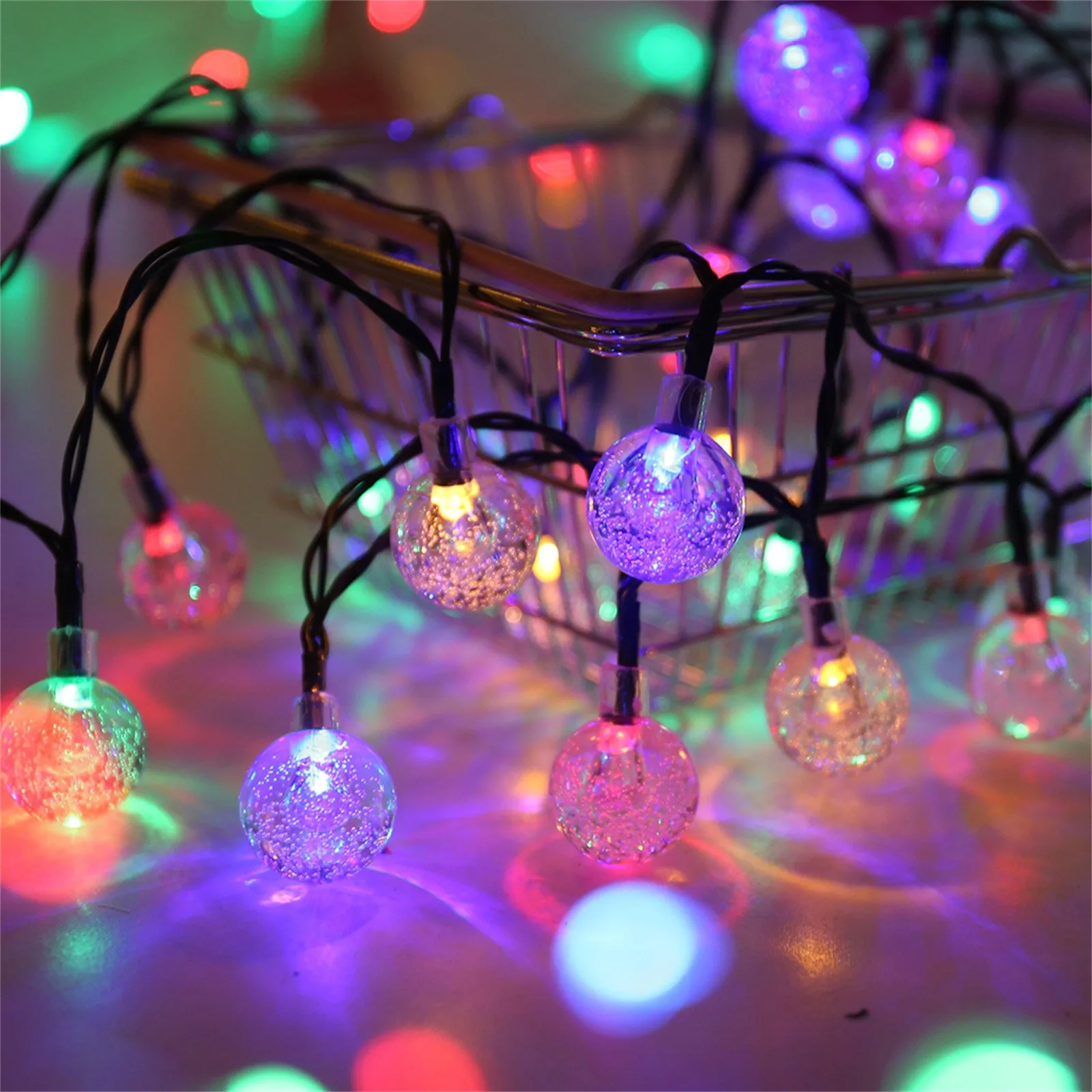 Solar Lamp String LED String Fairy Lights Solar Power 8Modes Garlands Garden Christmas Decoration Light for Outdoor