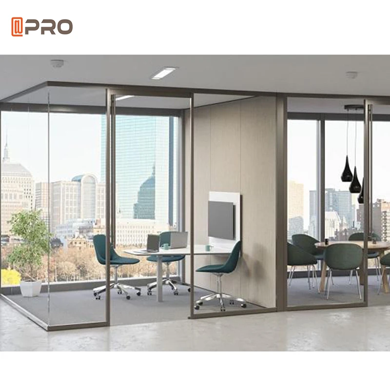 High Quality clear Office Partition Freest and Workstations Modular Office Divider Glass Office Partition Separation WALL System