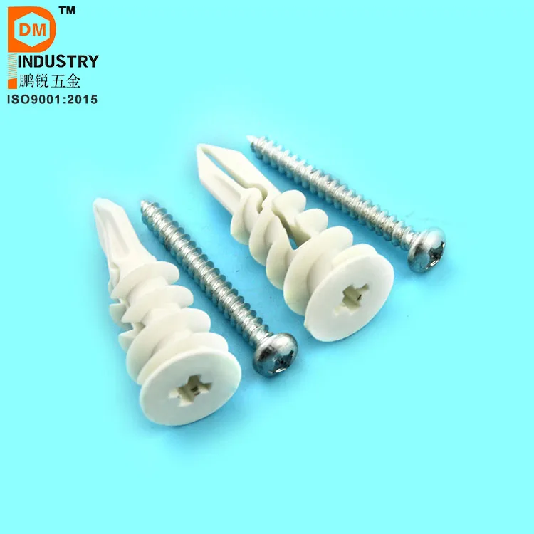 300 Pcs Assorted Sizes Hollow Self-Drilling Drywall Anchors