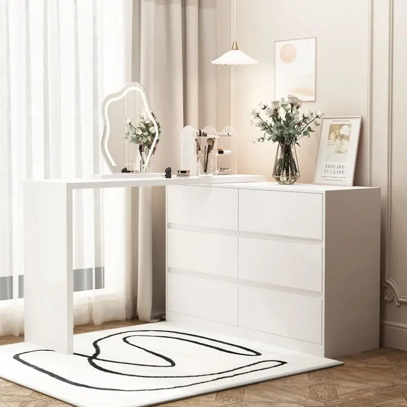 Simple Desk on Studebnt Learning Table for Home Quarters With Drawer
