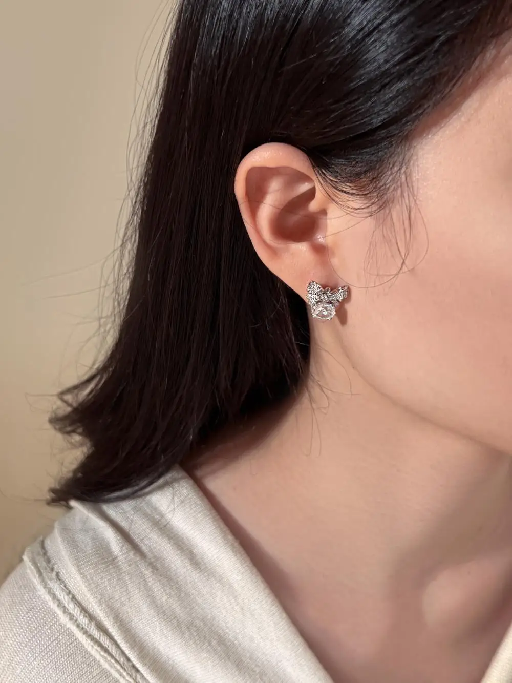KAKODIY Beautiful 14K Gold Plated Butterfly Stud Accessories Fashion £925 Stud Earrings detail 3