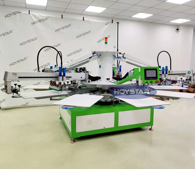 Spider Screen Printing Machine for Sale Pulpo Para Estampado Textil 6 Color Pulpo Pantalla Mquina De Impresin