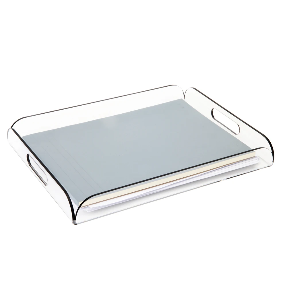 Customize Clear Rectangular Acrylic Fruit Trays