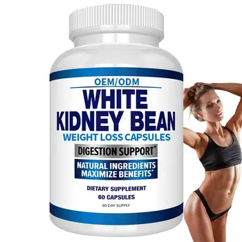 Hot Selling Product White Kidney Bean Extract Supplement Beauty Slimming Weight Loss Supplement Detox White Kidney Bean Capsule