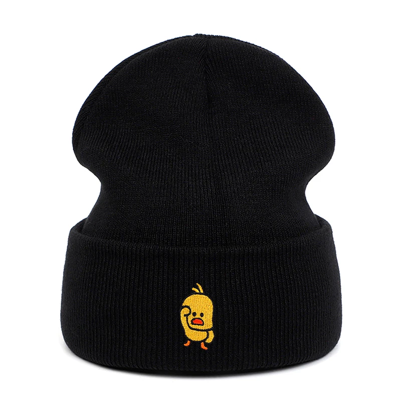 Little Yellow Duck Beanies - Warm Winter Hats for Men & Women display picture 1