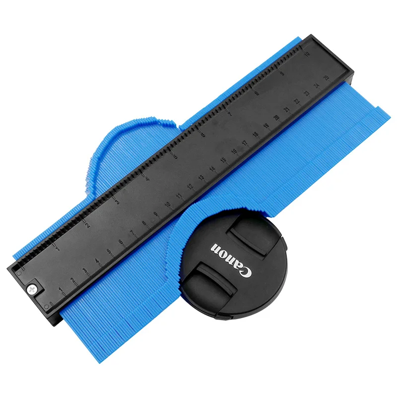 Contour Gauge Profile Duplicator Tool Adjustable Edge Shaping Wood Measure Ruler Laminate Tiles Wood Marking Tool