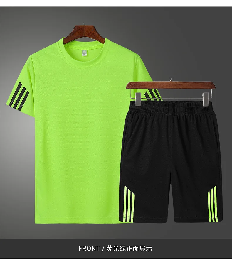Shirts And Shorts Set Gym Wear 