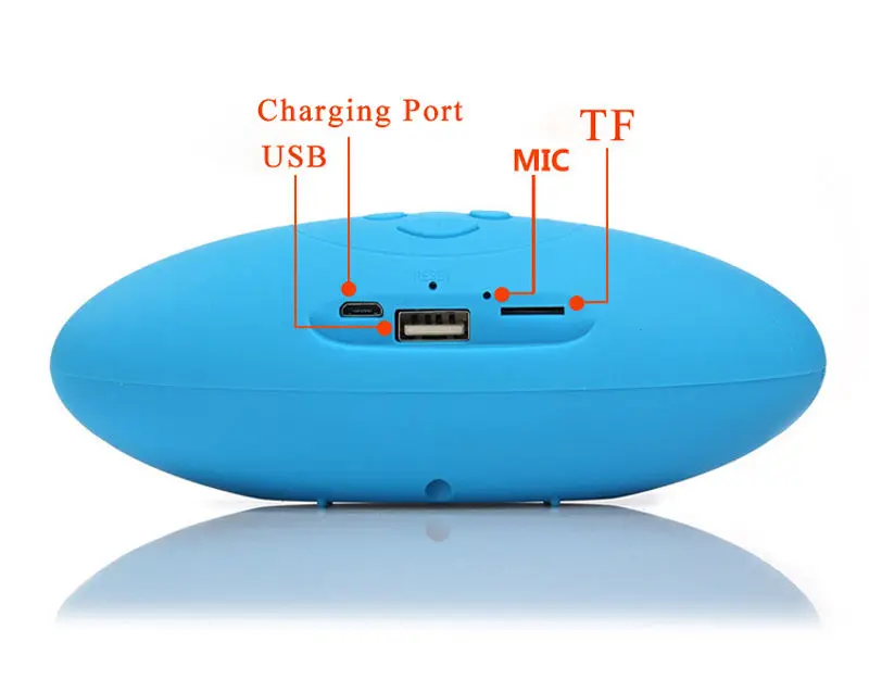 New Arrival Mini X6U Wireless Bluetooth Speaker FM RadioSupport TF Card Built-in Mic Handsfree Portable Mp3 Subwoofer - ANKUX.COM