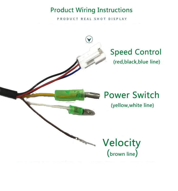 M Universal Handle Throttle 36v 48v 60v for Electric Motorcycle or Scooter with Switch Speed and Battery Digital Display