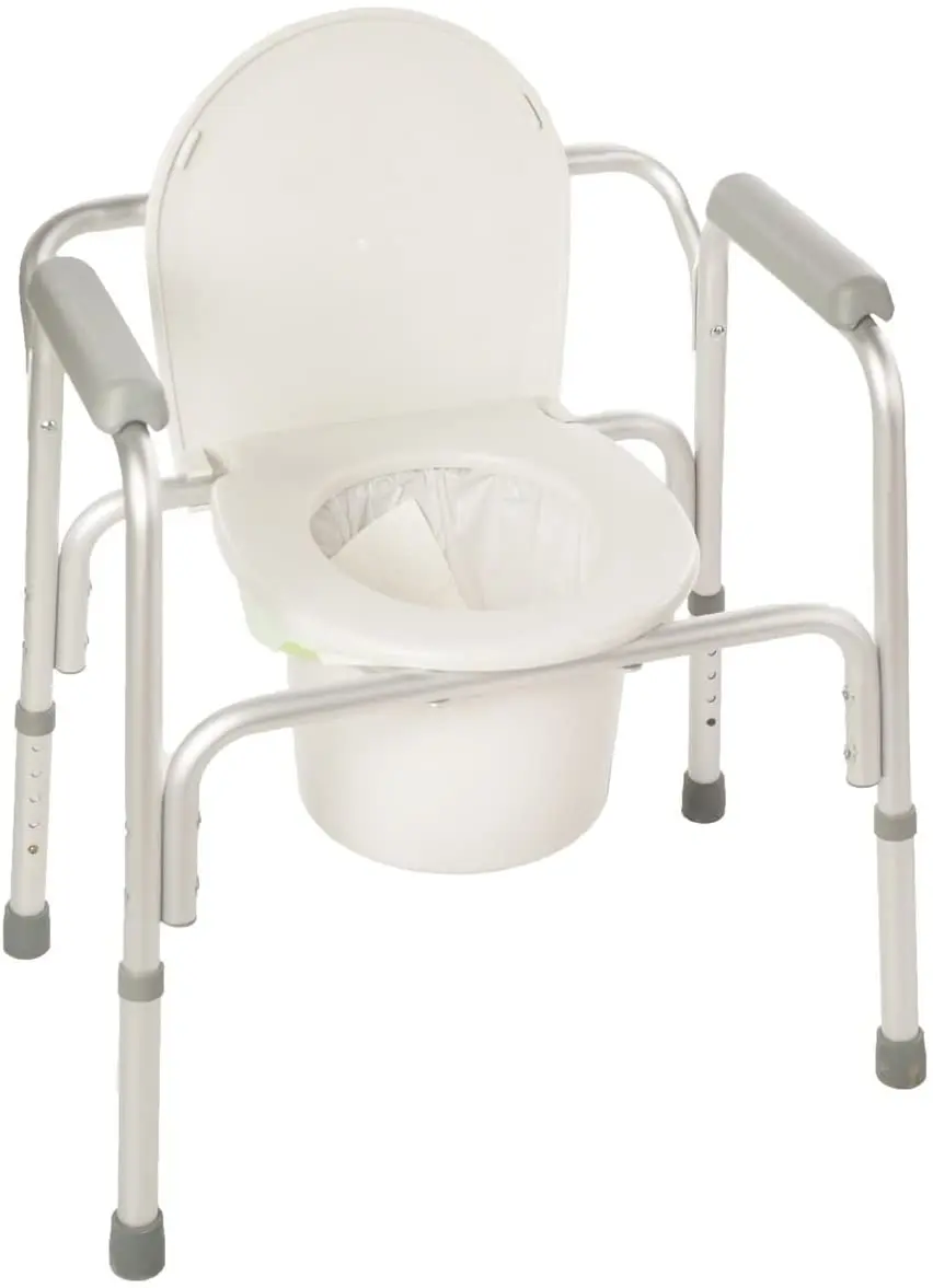 Disposable Bedpan Plastic Bag Bedside Commode Liners With Absorbent Pad