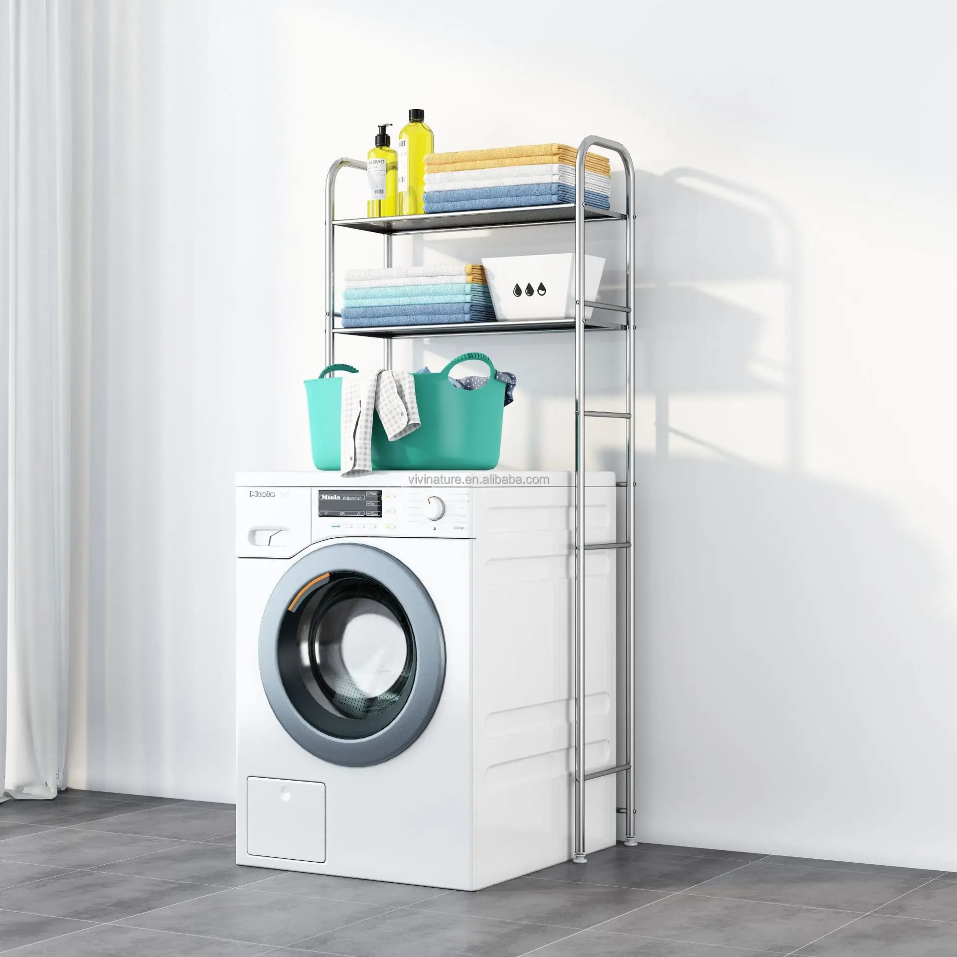 Stainless Steel Over Toilet Shelf Rack With 2 Teirs And 3 Tiers Buy