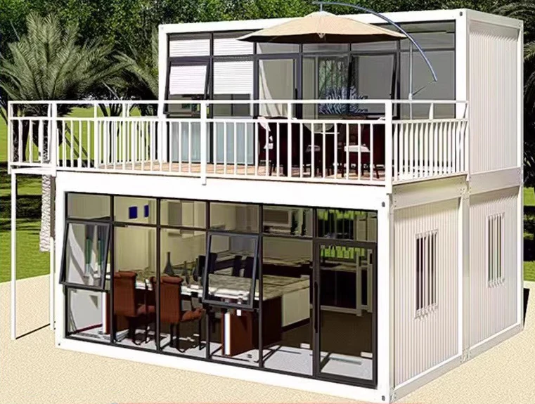 Modern Modular Kits Storage Shopping Container Homes Prefabricated Portable Houses Flat Pack Made in China