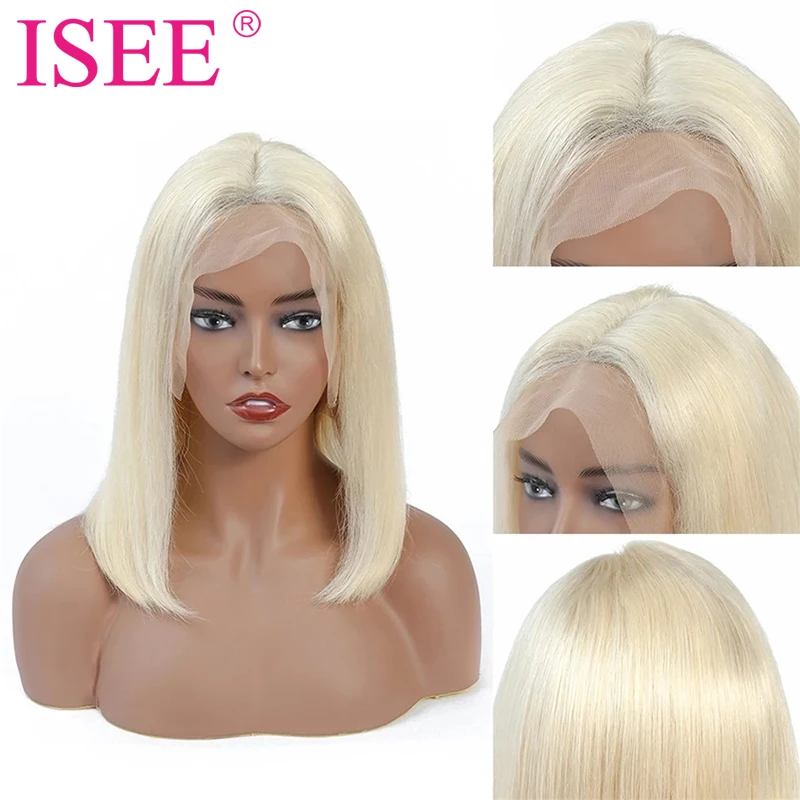 Hot Sale Brazilian Hair Cuticle Aligned Bob Lace Human Hair Wig13x4 Lace Front Closure 350 