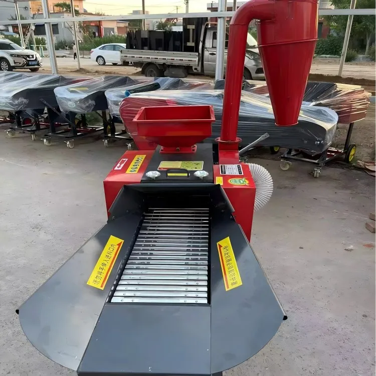 Large Household Cutter and Kneading Machine Corn Stalk Crushing Horse Cattle and Sheep Wet and Dry Grass Chopper for Cattle