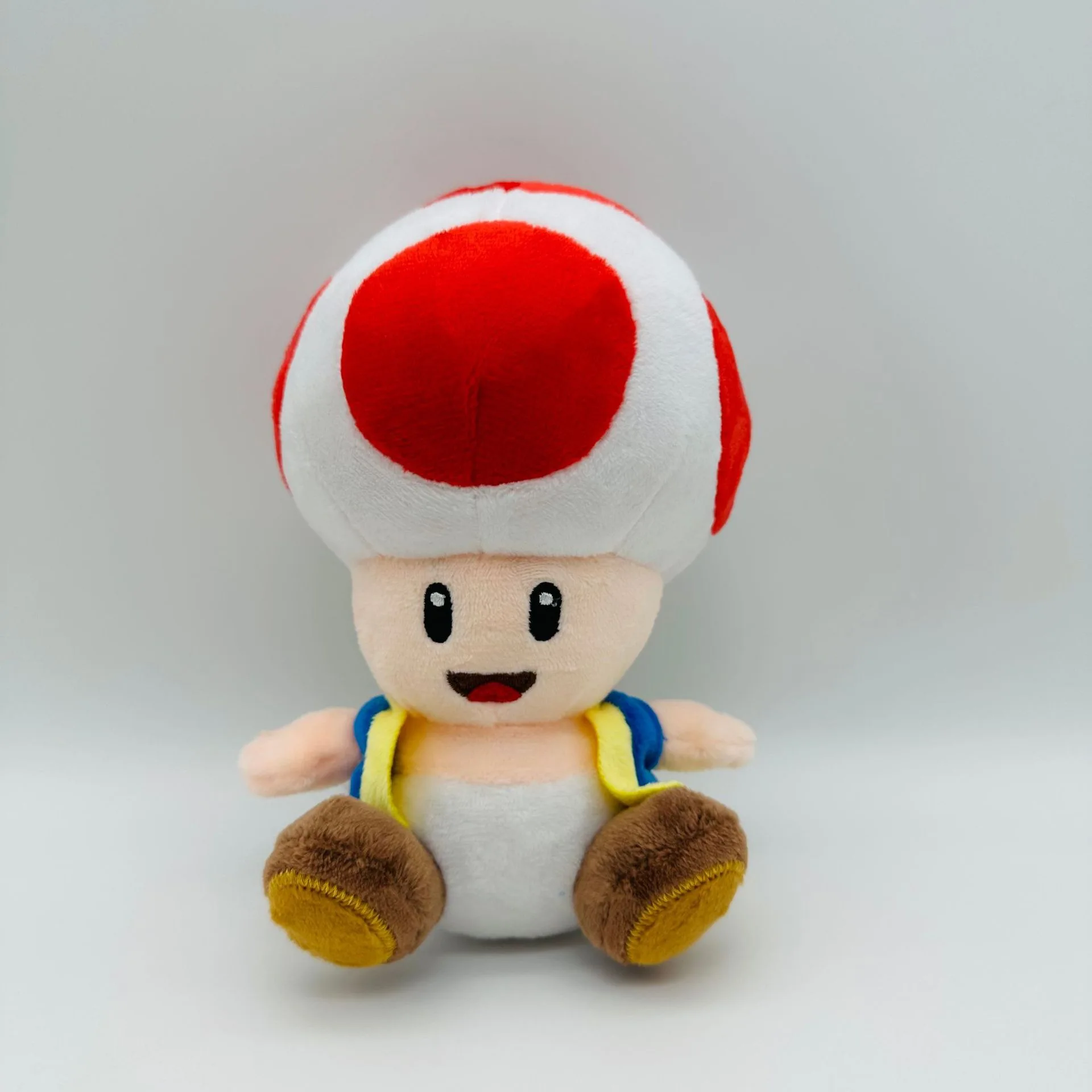 Mario Cartoon 17cm Mushroom Cute Classical Game Red Blue Yellow Toad ...