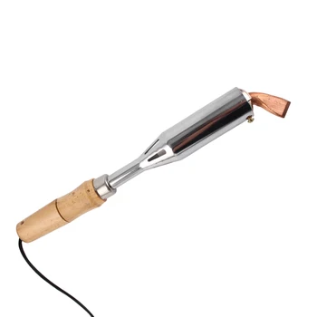 Factory wholesale 220v 300w high power high quality electric soldering iron with wooden handle