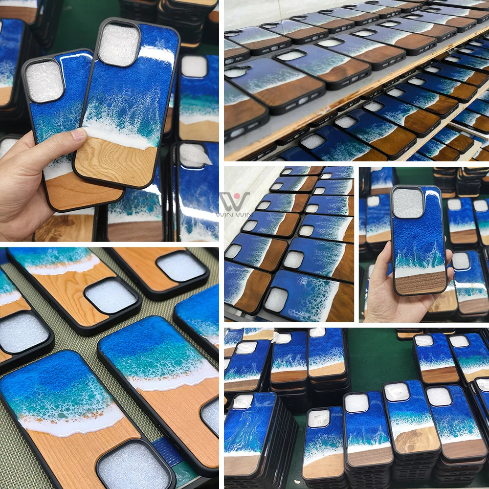 Handmade Wooden Phone Case for iPhone 16 Real Wood Resin Unique Design Phone  Cases Soft TPU Shockproof Cherry Wood Case| Alibaba.com