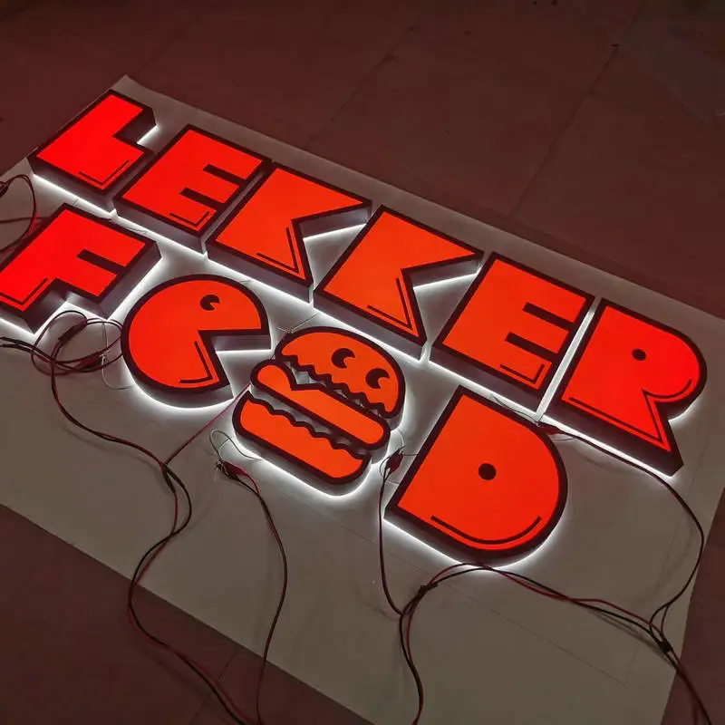Custom Acrylic Channel Letters Mobile Phone Store Advertising 3D Business Signage Logo Backlit LED DC Powered Electronic Signs