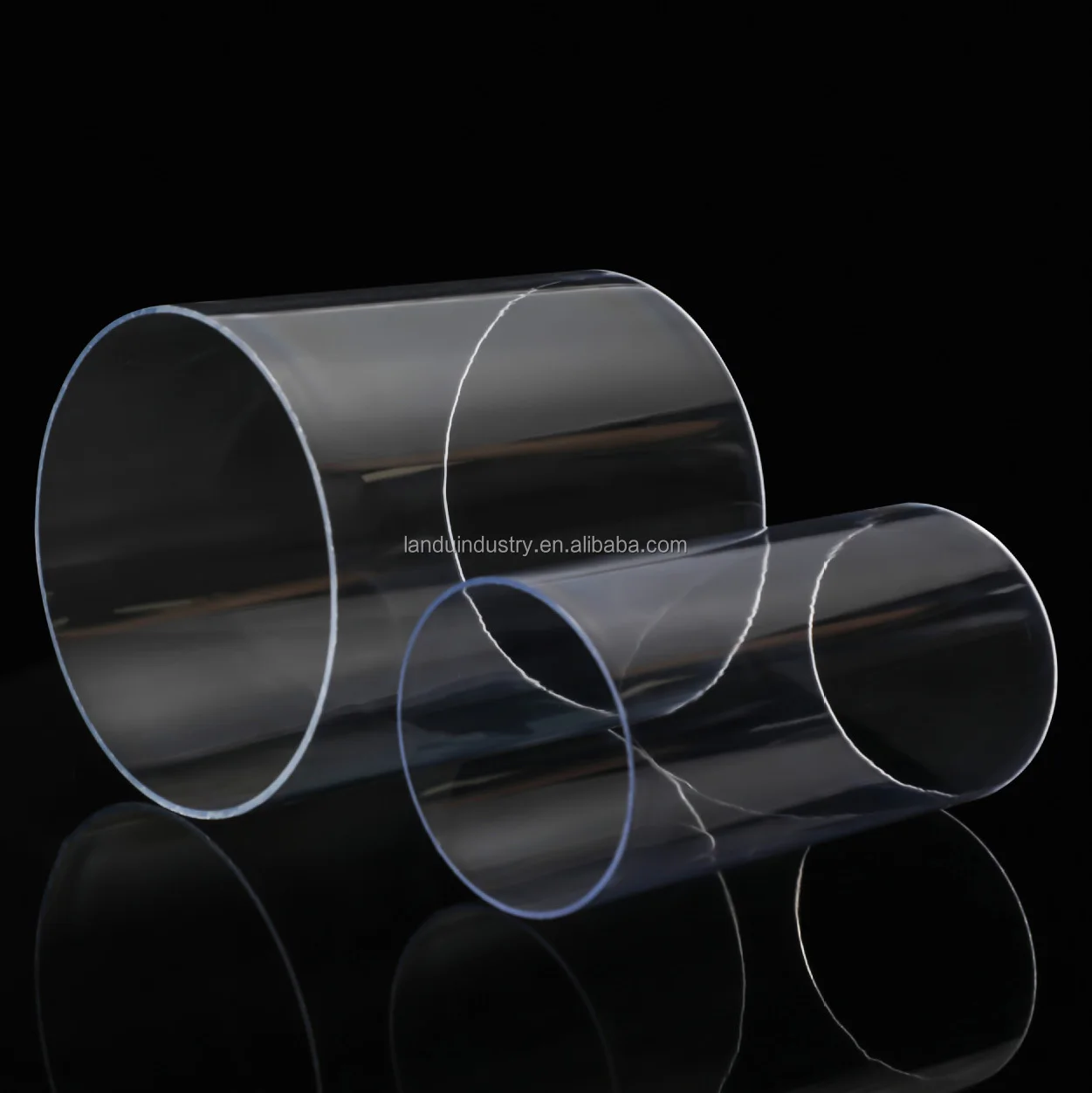 Landu Clear Hard Plexiglass Tube Customized Size Thickness Extruded ...