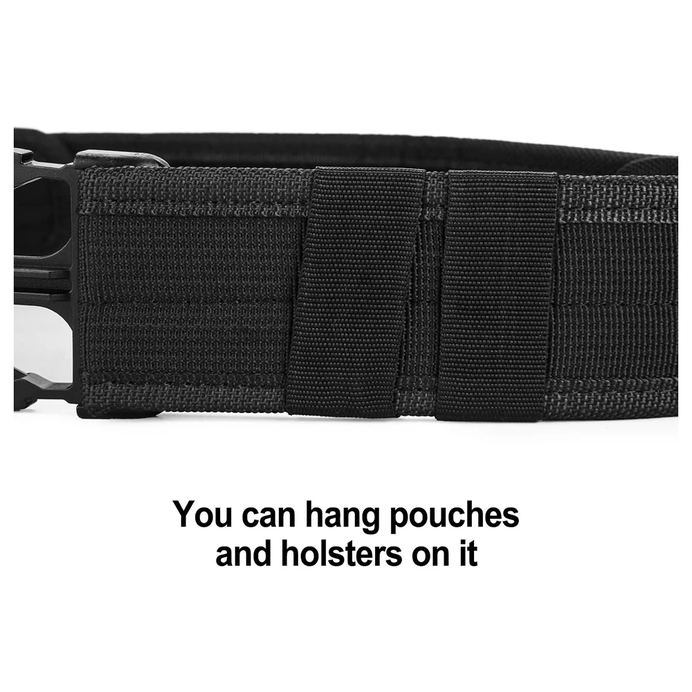 Sports Training Security Training Durable Outdoors Tactical Gear Wear-resistant Lightweight Utility Nylon Belt