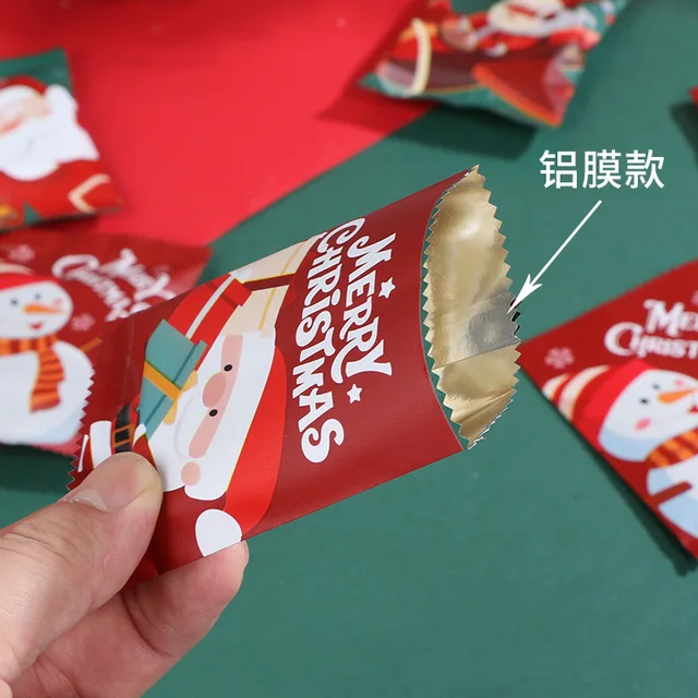 Christmas Cookie Packaging Bag - Baking Gift Candy Bag Baking Pastry Tools