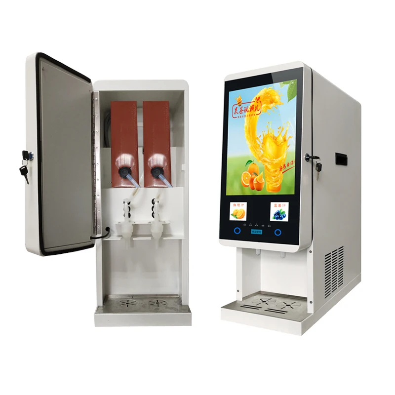 J20SC Cold Juice Vending Machine with Compressor Refrigerating System Coffee Vending Machine Good Hygiene and Food Safety