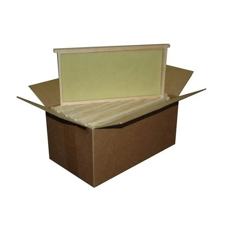 Beekeeping Tool Plastic Beehive Frame With Waxed Coated Comb Foundation