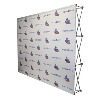 High Quality Aluminum Pop Up Exhibition Retractable Step And Repeat ...