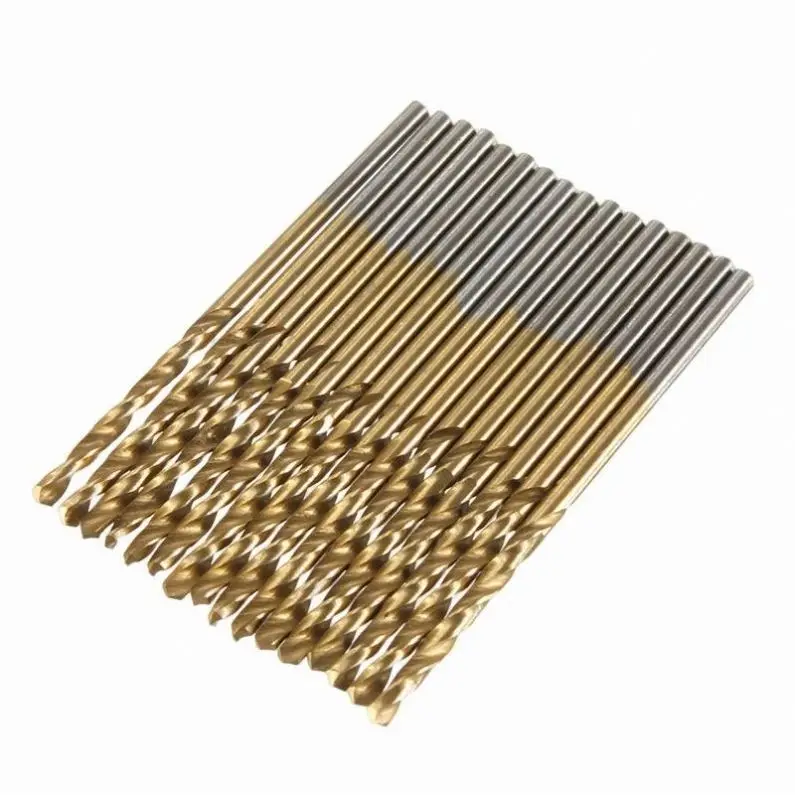 TEBAK Wholesale Customized 99 PCS Straight Shank HSS Titanium Coating Twist Drills Bits Set