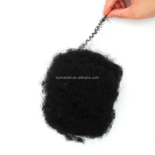 KAMA Hair Braiding Afro Kinky Bulk Synthetic for Locs Afro Kinky Synthetic Hair Bulk Synthetic Fiber Afro Kinky Bulk