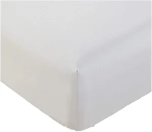 100% Polyester Elastic Knitted Fitted Sheet Soft Easy Care for Hotel and Hospital Use Plain Style