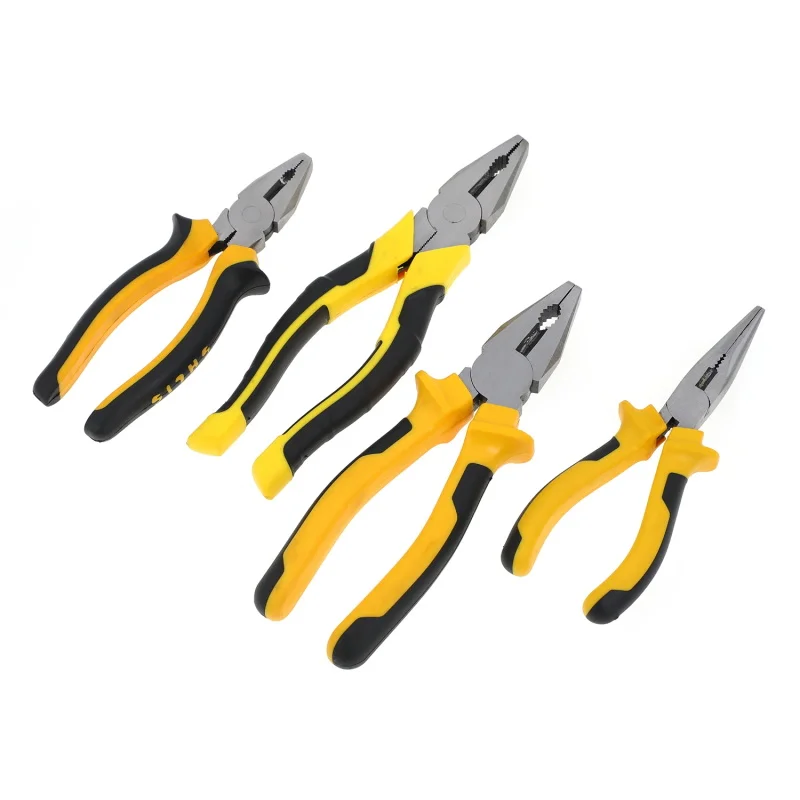 Factory price 8 inches carbon steel combination pliers With different kinds of PVC handle