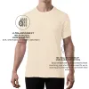 Uomo Girocollo O-collo Beige